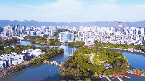 水清河畅　碧水绕城